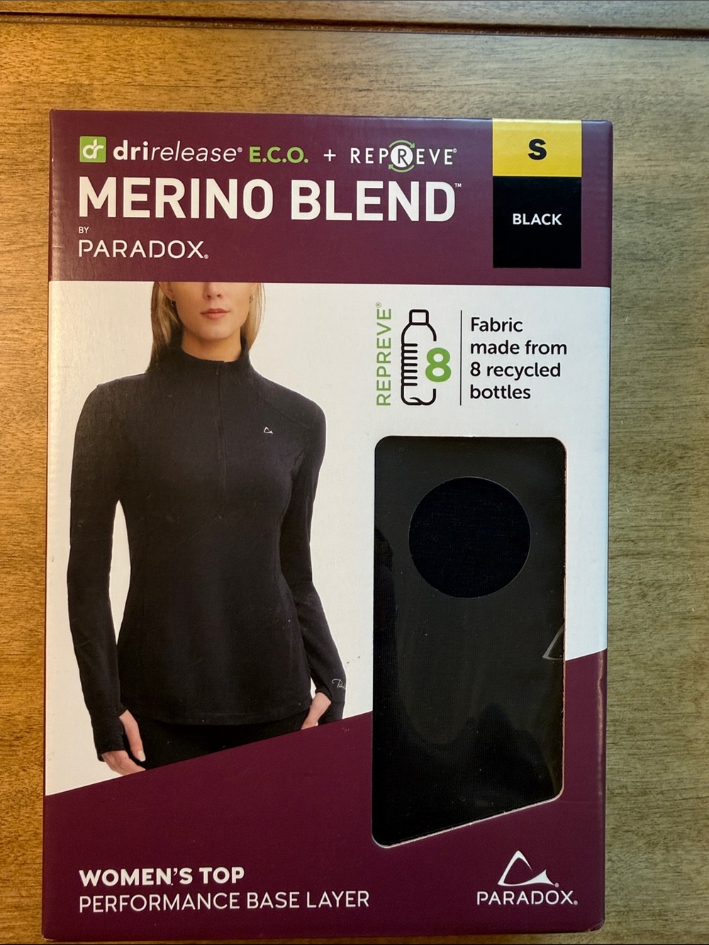 Paradox Women's Merino Blend Performance Top - Black